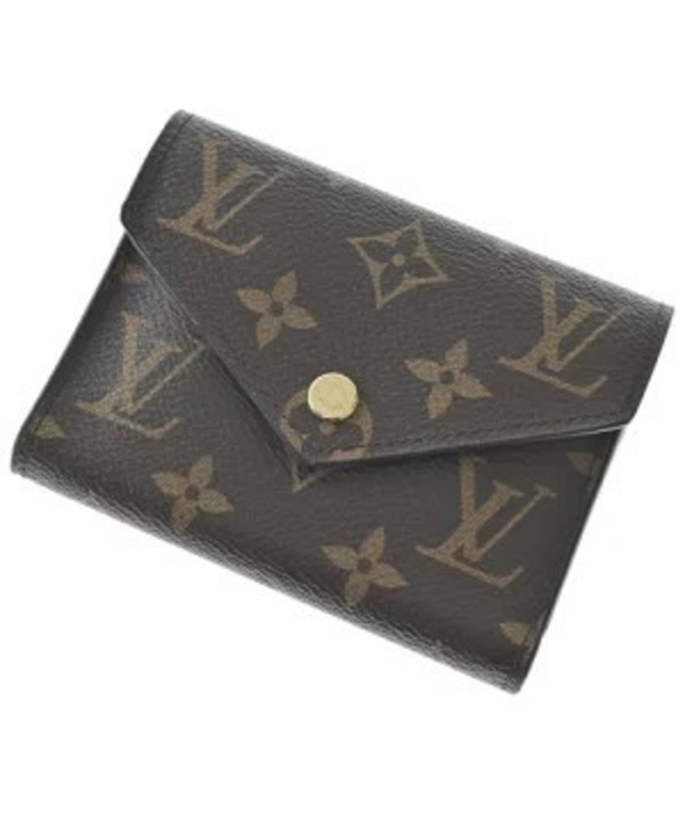 Louis Vuitton Wallet coin case Wallet Brown All over